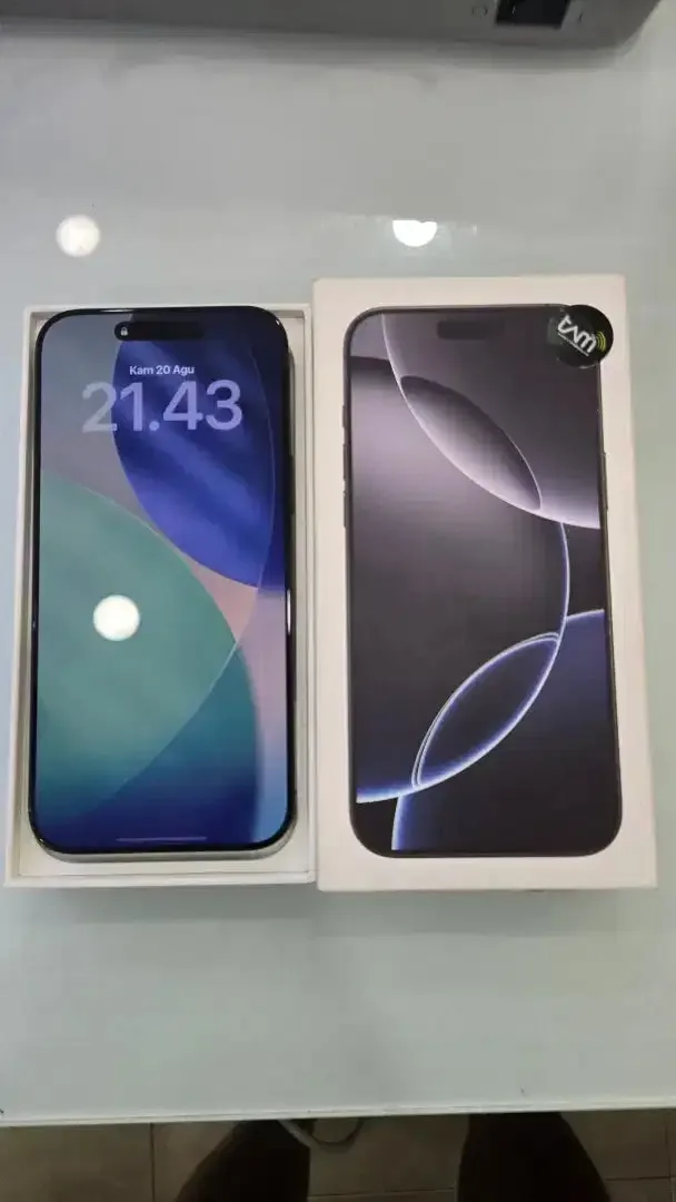 HP IPHONE 16 PRO MAX 256GB BLACK MASIH GARANSI RESMI - Image 1 of 5
