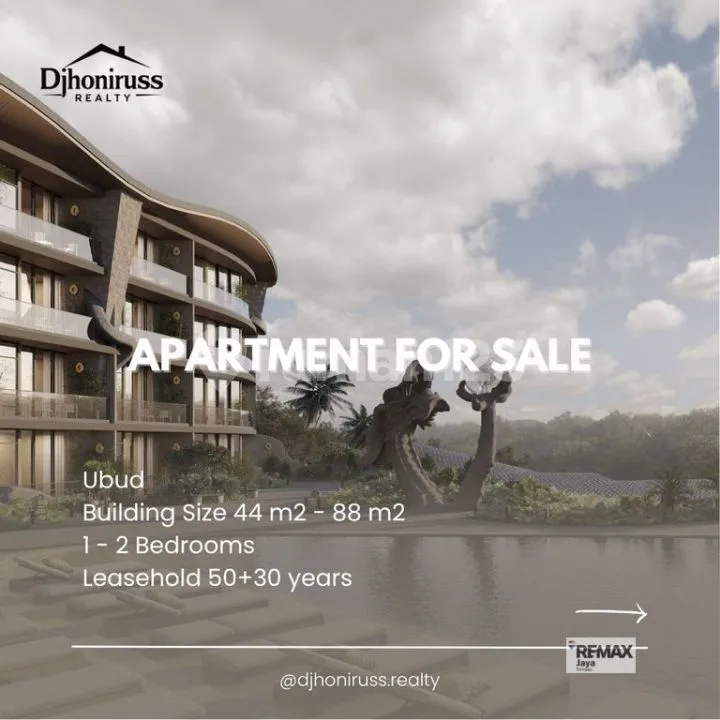 Premium Apartment With 80-Year Leasehold In Ubud Area - Image 2 of 4