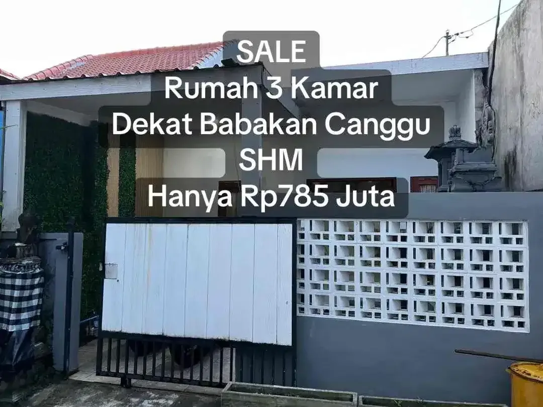 SALE Rumah 3 Kamar Dekat Babakan Canggu - Image 1 of 7