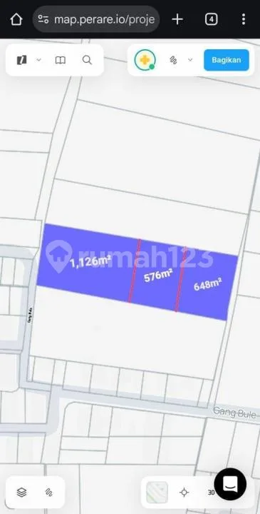 Di Jual Tanah di Jalan Tukad Balian Renon , Denpasar Selatan - Image 4 of 4