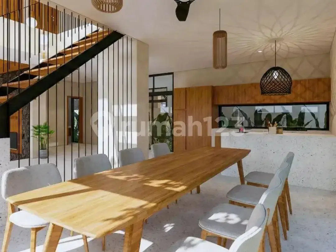 Tangkuban Village Villa For Sale In Kerobokan, Ricefield View, 3Br, Yellow Zone, Usd 290,000 - Image 6 of 10