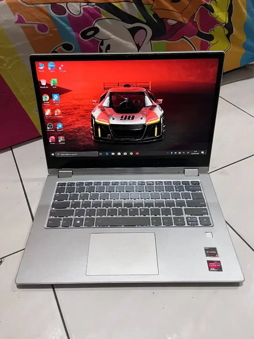 Dijual laptop 2 in 1 lenovo ideapad C340 Amd Ryzen 5 (ram 8/ ssd 256) - Image 2 of 8