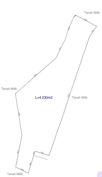 Dijual Tanah Ocean View 42,3 Are Idr 400Jt/Are Dekat Pantai Jimbaran Kuta Selatan Badung Bali - Image 4 of 4