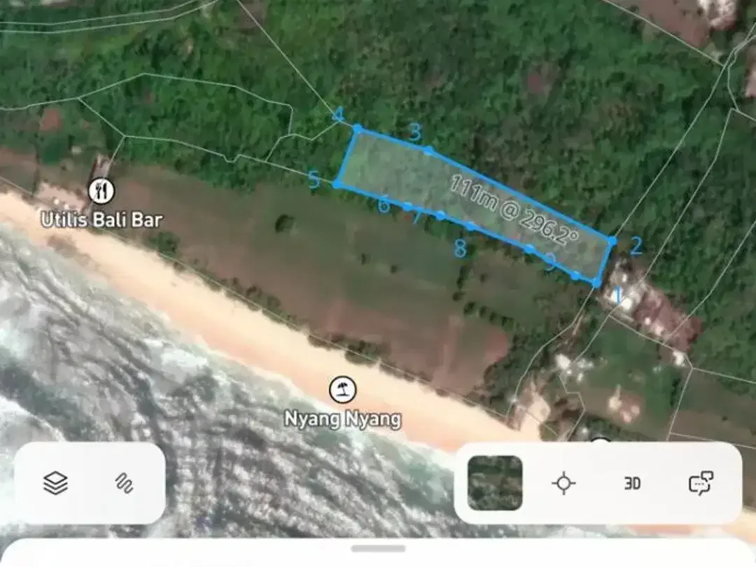 Dijual Tanah Tebing dan Los Pantai Nyang-nyang - Image 2 of 10