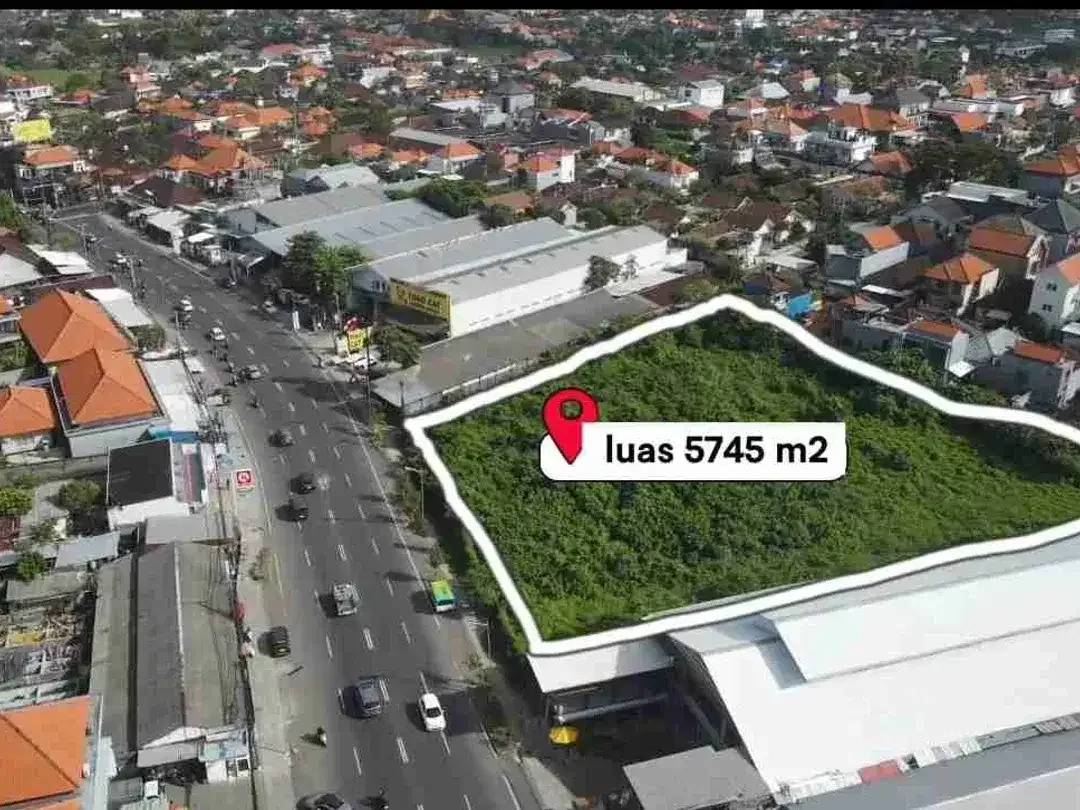 Lahan Premium Pinggir Jalan Utama Kerobokan Bali - Image 1 of 10