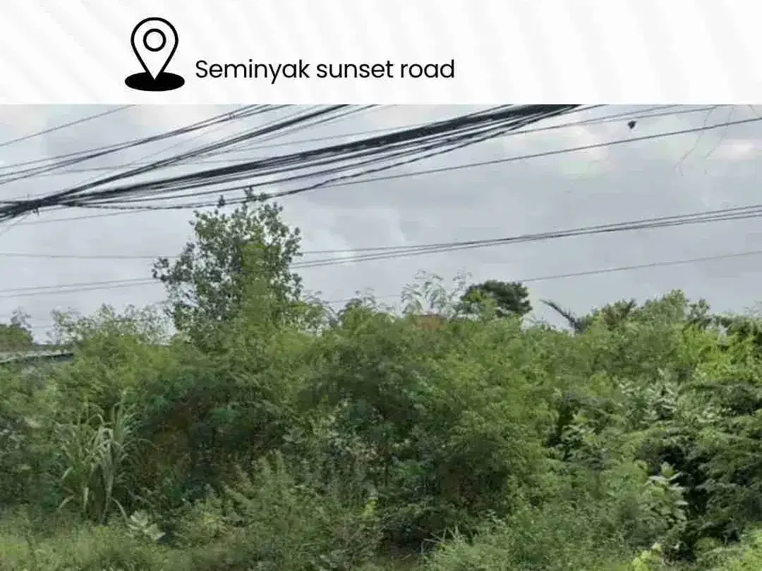 DIJUAL CEPAT TANAH LOKASI SEMINYAK SUNSET ROAD / Jln. Beji Ayu / Kuta - Bali - Image 1 of 3