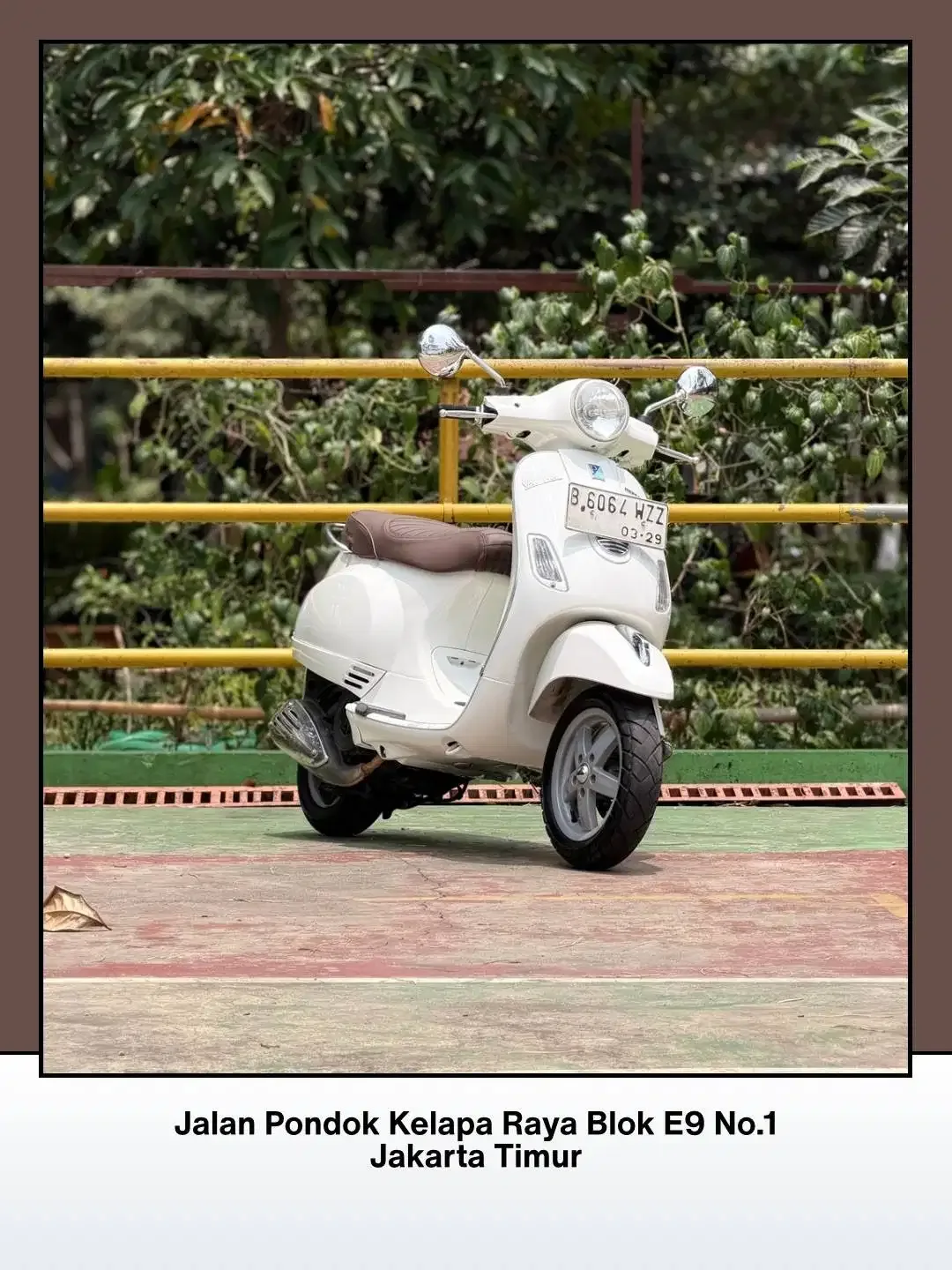 TERMURAH PIAGGIO VESPA LX150 3V IE TAHUN 2013 WARNA WHITE INNOCENZA - Image 1 of 6