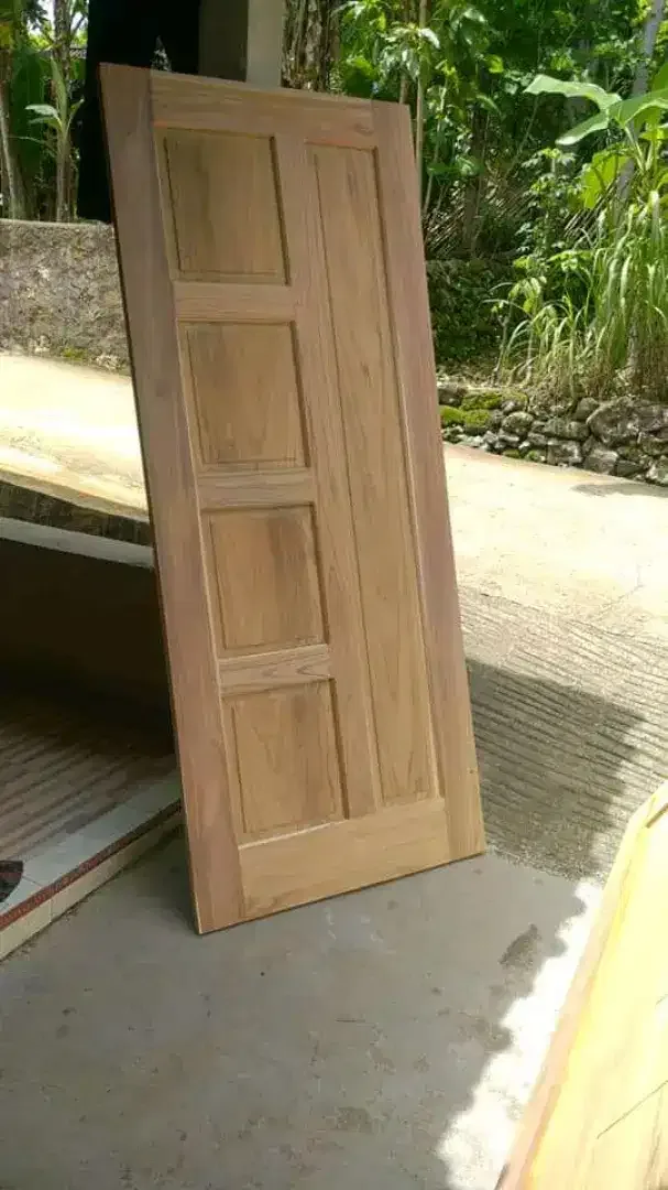 Jual daun pintu bahan kayu mahoni dan jati barang ready stock - Image 5 of 5