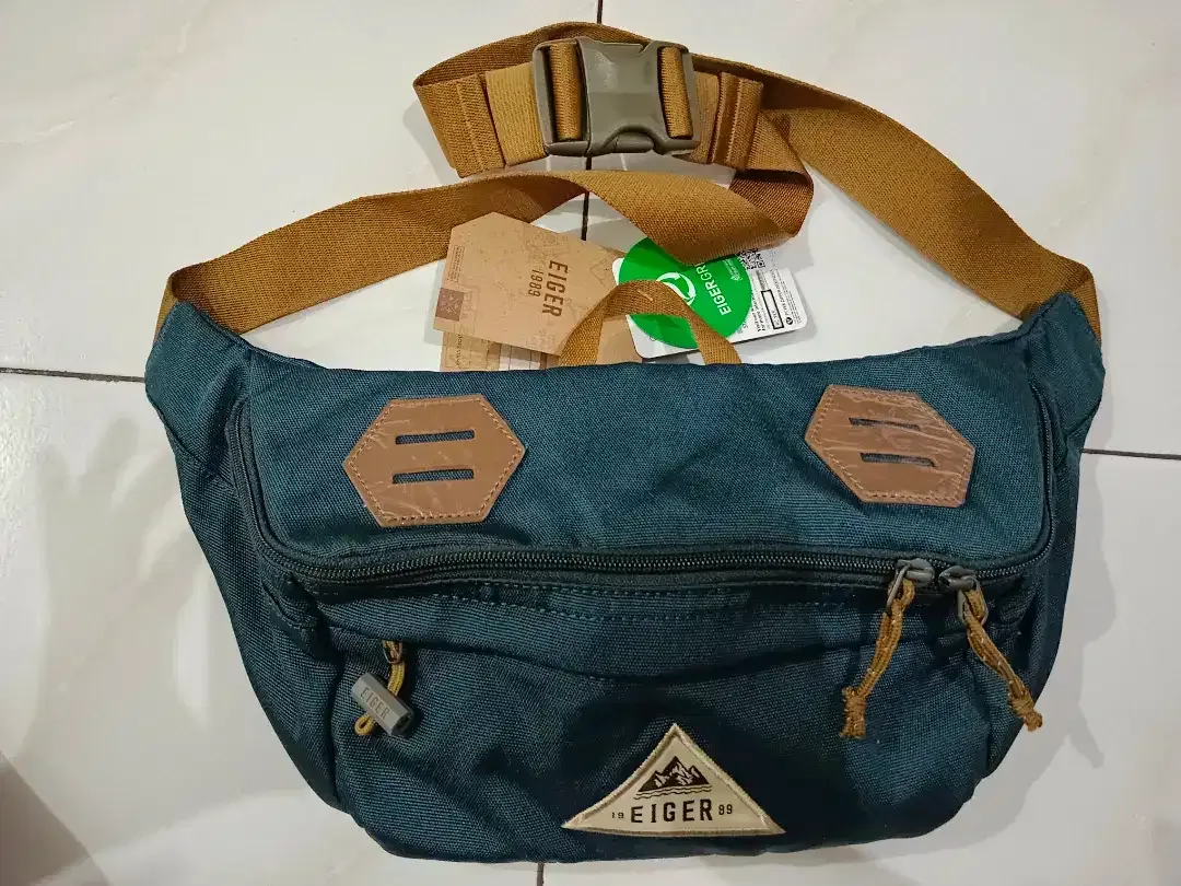 TAS EIGER 100% ORIGINAL(Waistbag,slempang,pinggang) Uk.4L 44.5x17x10cm - Image 1 of 7