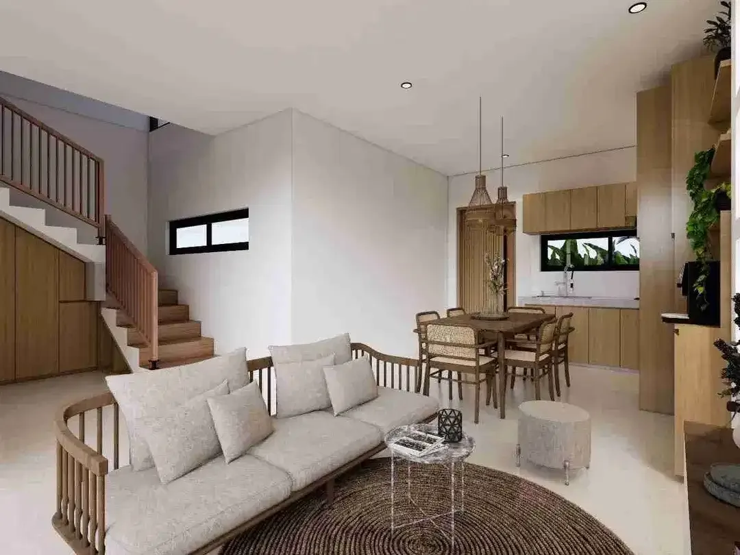dijual villa baru lantai 2 lokasi padonan canggu - Image 8 of 10