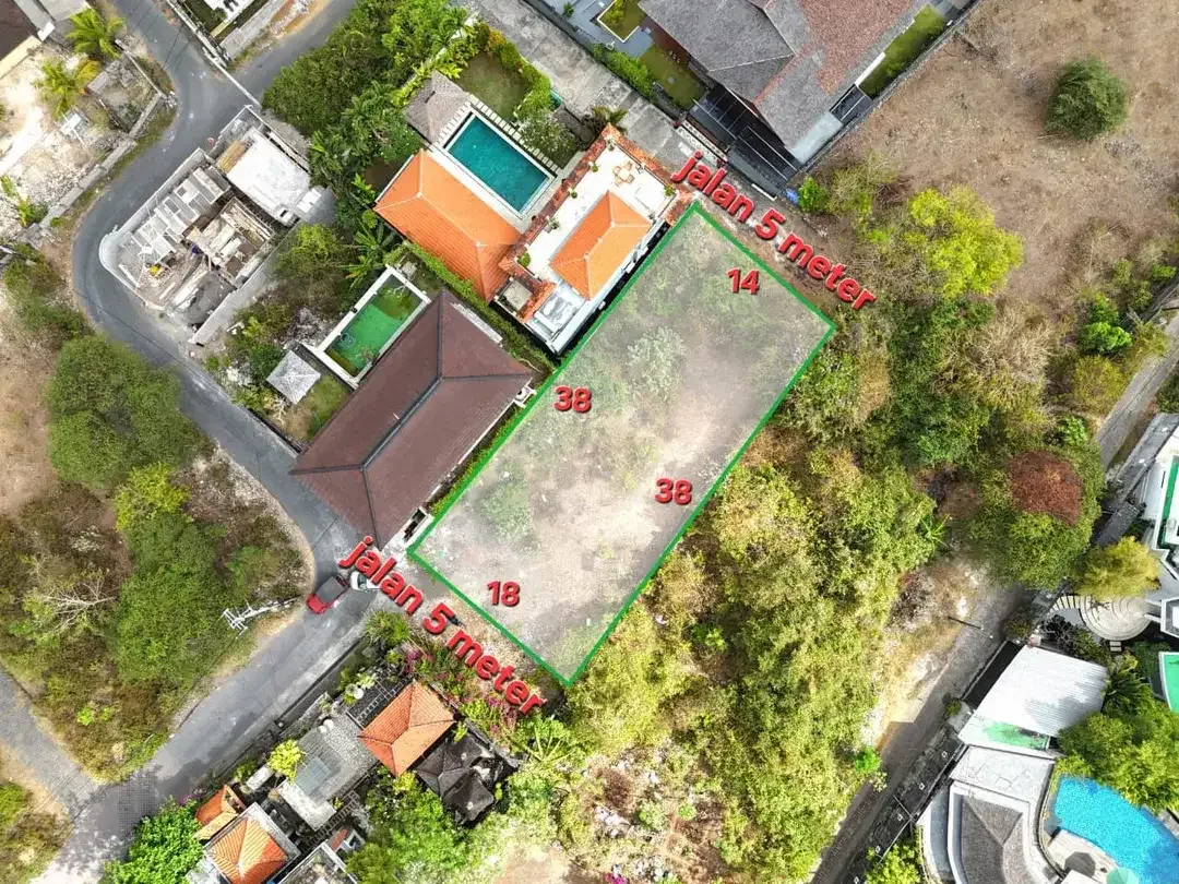 Tanah Nusa dua 800 meter dari Poktekpar Pariwisata Bali dapat 2 Akses Jalan - Image 5 of 10