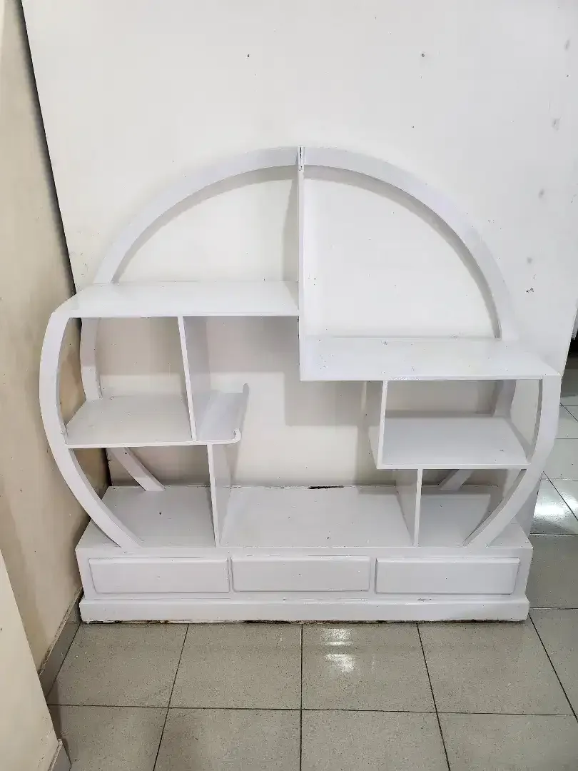 Dijual Murah Lemari Rak JATI Bulat - Image 10 of 10