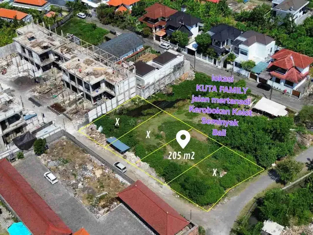 Jual tanah di Kuta Family,jln Mertanadi Kerobokan Seminyak Badung Bali - Image 5 of 10