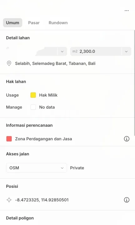 Tanah di Jalan Raya Denpasar-Gilimanuk 18, Selabih, Selemadeg Barat, Tabanan, Bali, Indonesia, 82162, Selemadeg SHM 2300.0 M² - Image 3 of 4