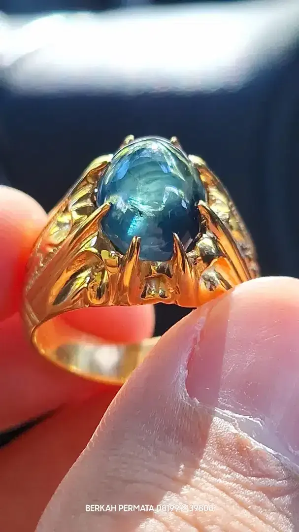 Natural fancy sapphire corundum - Image 6 of 8