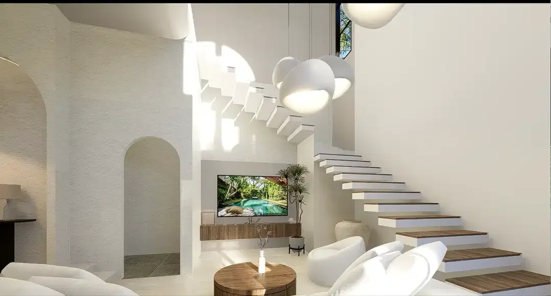 A new mediteranian villa with ocean view at jalan Anggrek Ungasan - Image 5 of 10