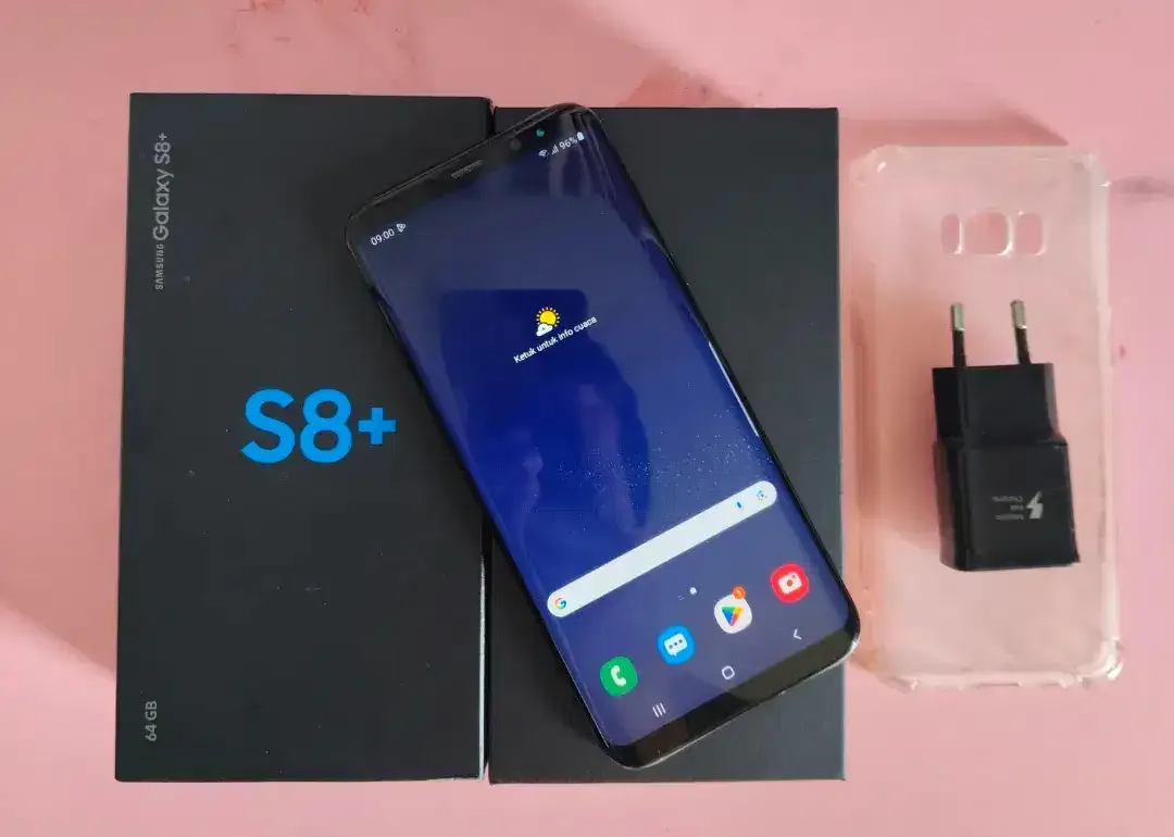 JUAL HP SECOND SAMSUNG S8+ 4/64 BLACK - Image 1 of 2