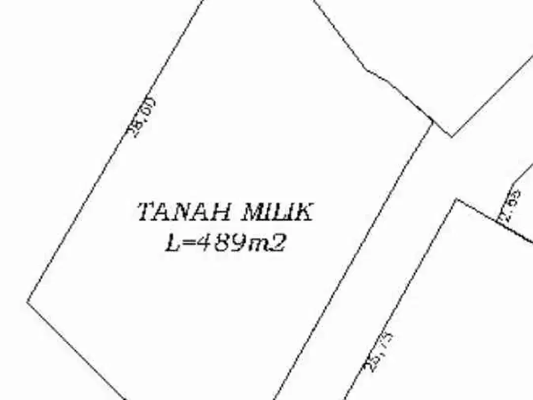 Lahan plot kecil munggu bantas zona Kuning lingkungan villa bebas banjir SHM - Image 3 of 5