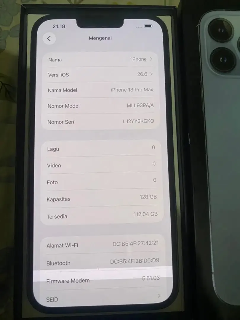 iphone 13 promax 128gb ibox - Image 3 of 3