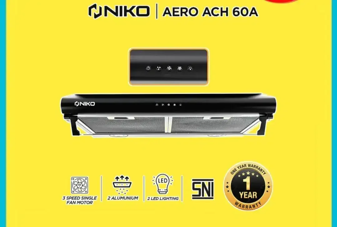 PENGHISAP ASAP DAPUR MERK NIKO AERO ACH GARANSI RESMI - Image 1 of 3