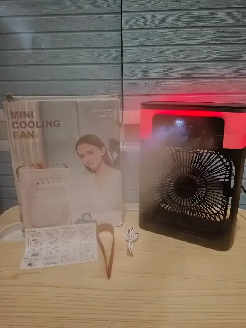 100rb BARU-Kipas Mini Ac Portable Air Cooler Fan 10W Uk. 21x9x26cm - Image 7 of 10