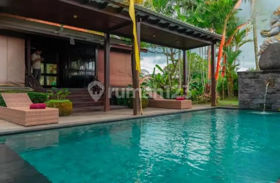 Min 5 Tahun Villa Eksklusif dengan Resto 5 Kamar Peliatan Ubud Gianyar - Image 4 of 4