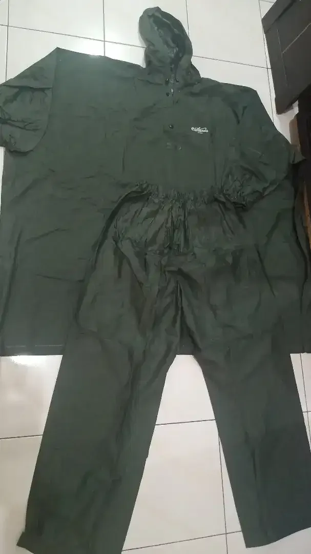 Promo Jas Hujan Setelan (Poncho lengan+Celana) Merk Elmondo Tebal(BARU - Image 2 of 4