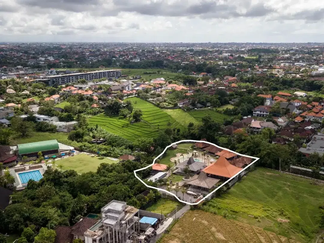 LAHAN PINK ZONE  LOKASI STRATEGIS VIEW SUNGAI DAN SUNSET DI AREA BERAWA CANGGU - Image 3 of 10