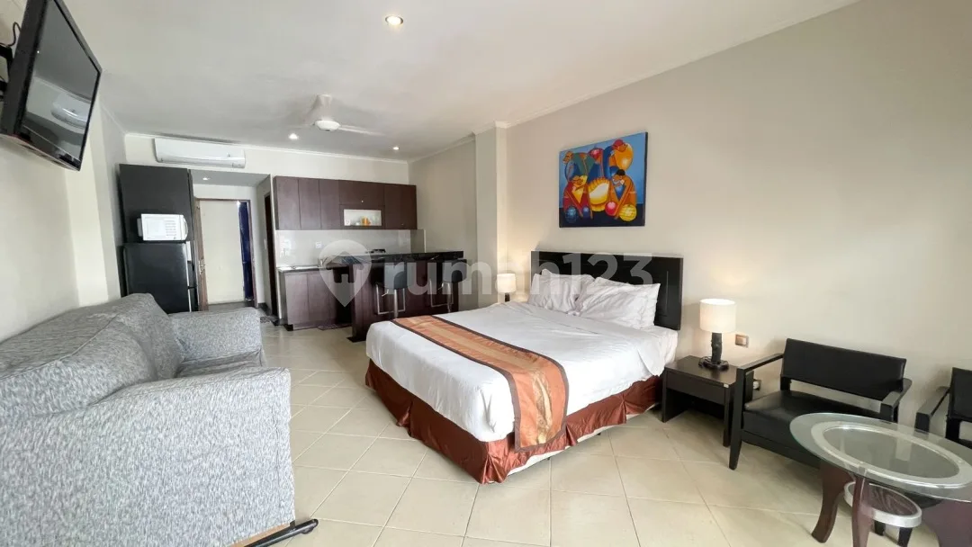 Dijual Hak Sewa 1 Kamar Apartemen di Kuta Town House - Image 1 of 4