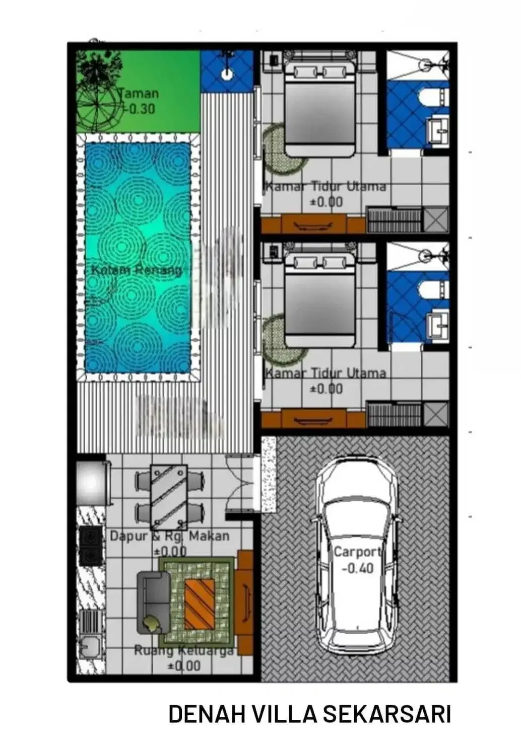 Off-Plan Rumah Semi Villa Sanur - Image 4 of 5