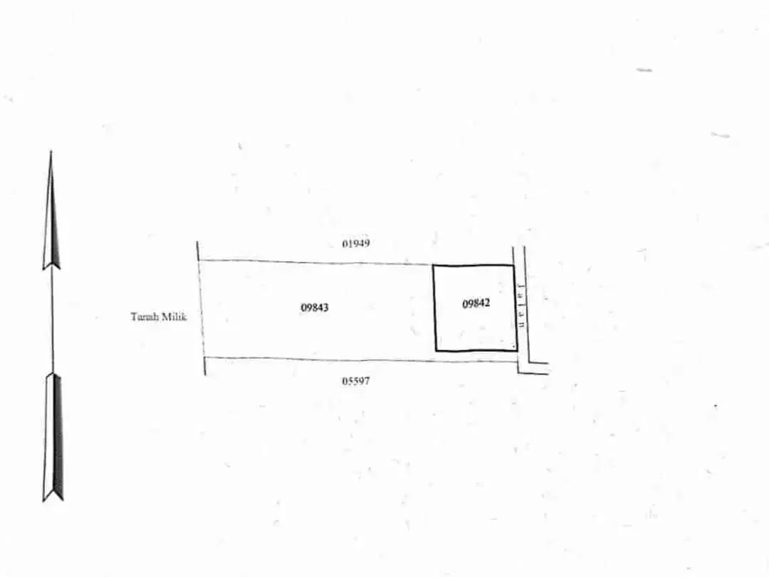 Tanah hook 500m2 taman mumbul Nusa 2 idr 7 jt/m2 - Image 3 of 9
