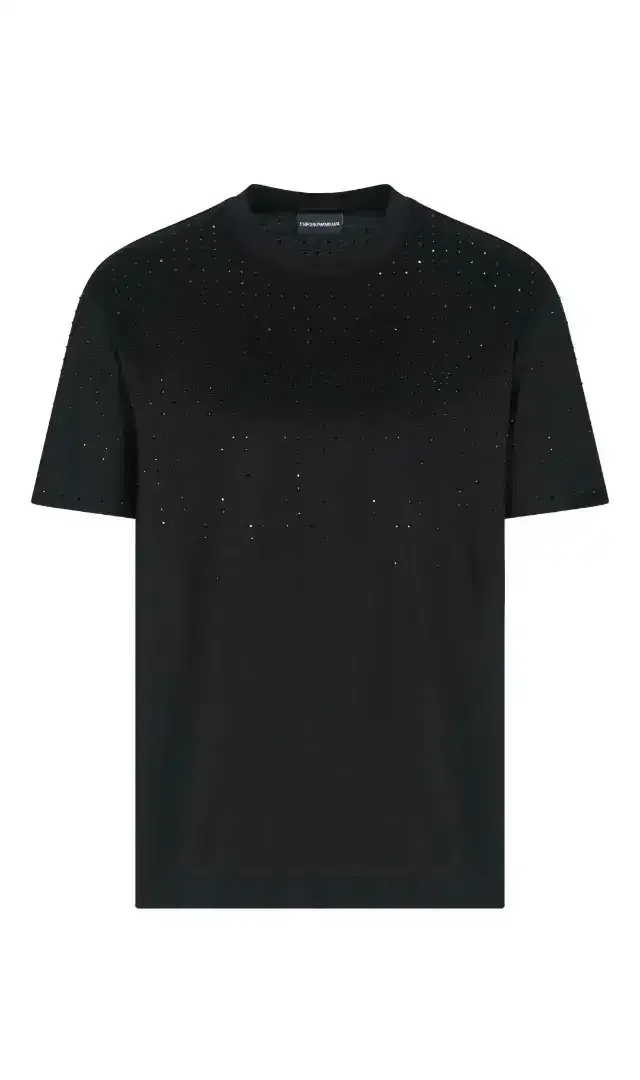 ORIGINAL EMPORIO ARMANI NEW RHEINSTONE LOGO TSHIRT - Image 1 of 4
