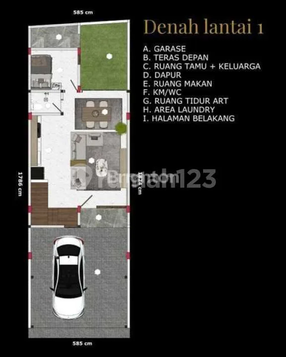 Rumah Mewah Modern di Pedungan Denpasar Selatan - Image 4 of 4