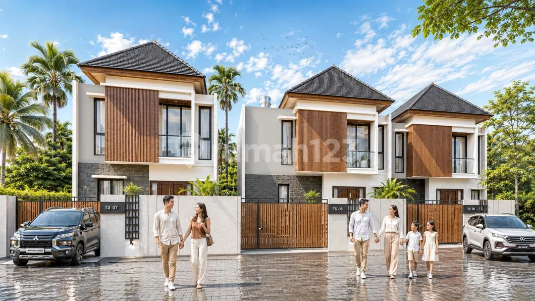 Rumah Modern Tropis di Dalung Badung Bali - Taman Sukma Residence | Berbagai Tipe | Rp 1,2 - 1,785 Miliar - Image 2 of 4