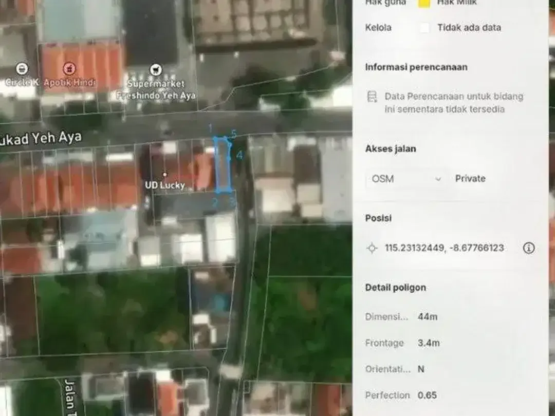 Ruko Strategis di Pusat Kota Dijual, di Tukad Yeh Aya, Renon Area - Image 6 of 6