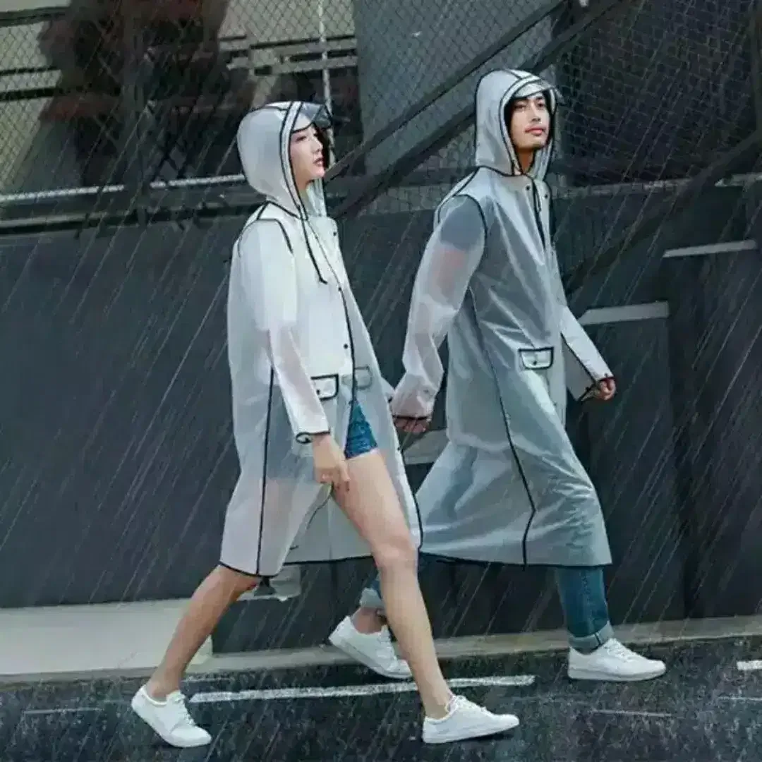 Jas Hujan Transparant Unisex - Image 3 of 3