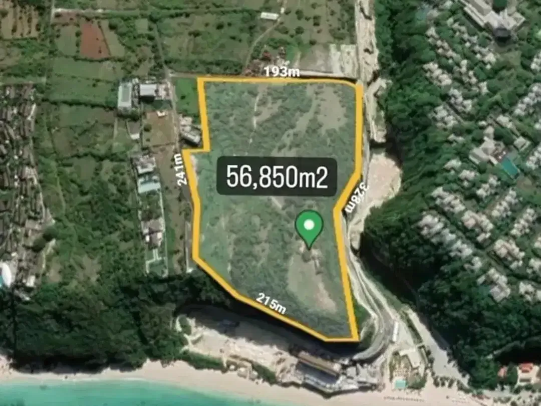 Dijual Tanah los tebing premium Di PANTAI MELASTI UNGASAN JIMBARAN - Image 2 of 4