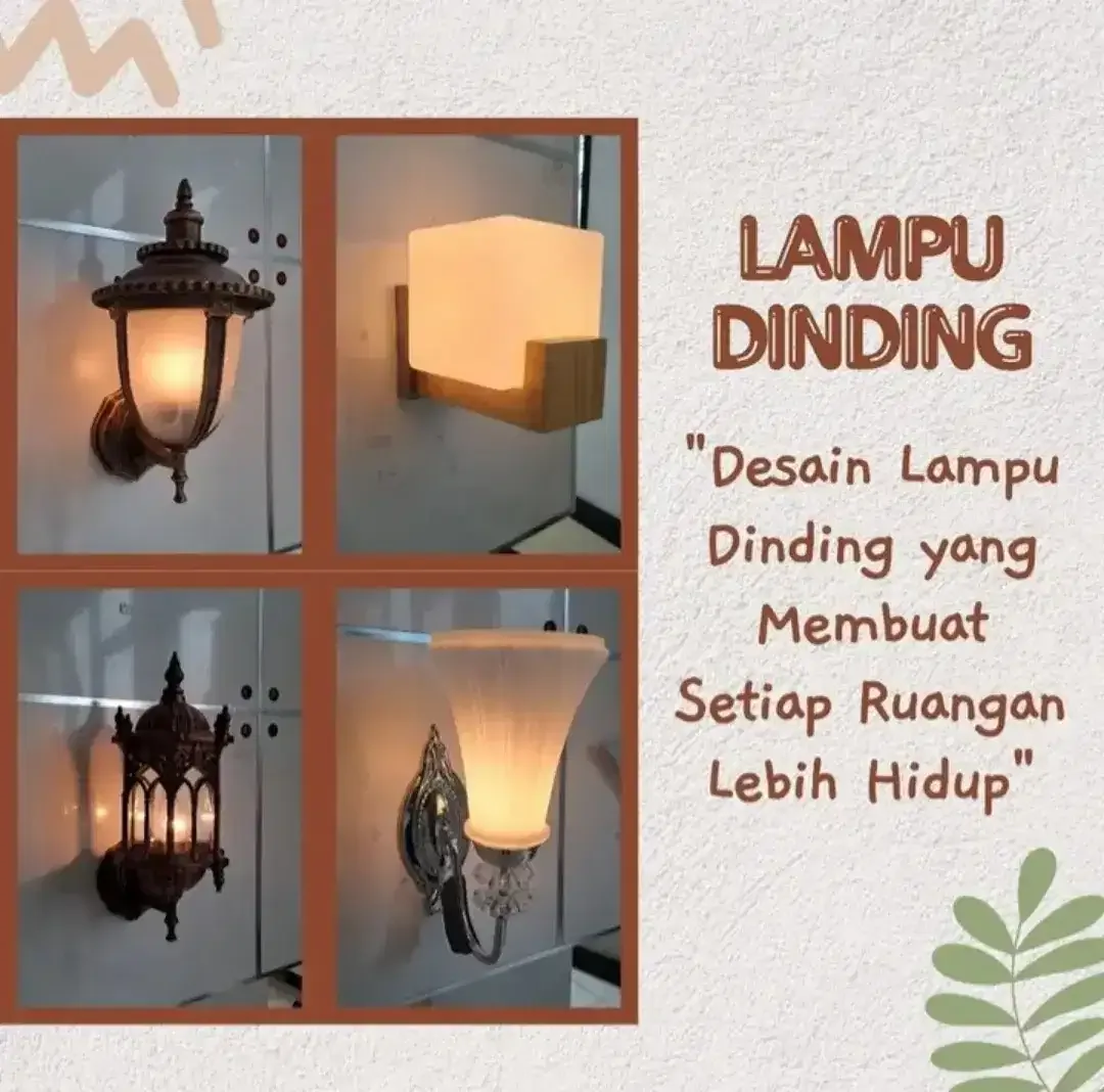 Lampu dinding klasik - Image 1 of 1