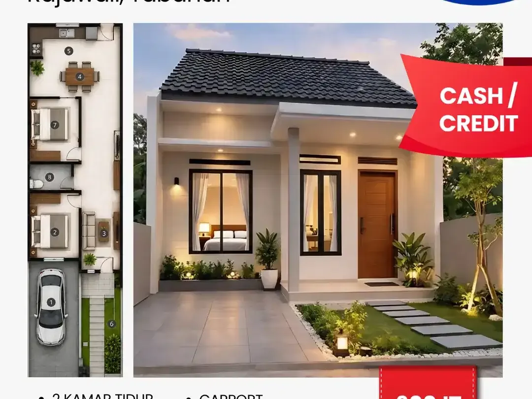 [Dijual] Tanah atau Rumah / Villa (indent) di Perumahan Pesona Rajawali Tabanan - Image 3 of 6