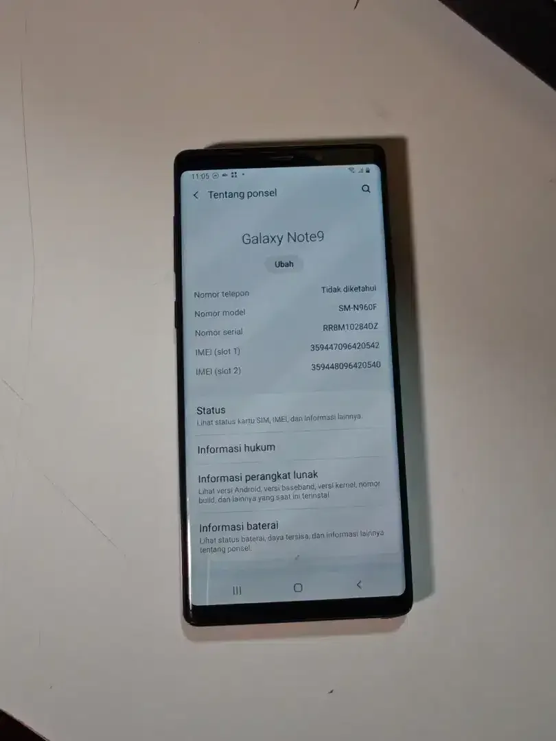 Samsung Galaxy Note 6/128GB SEIN – Unit Only, Kondisi Mulus & Normal - Image 2 of 3