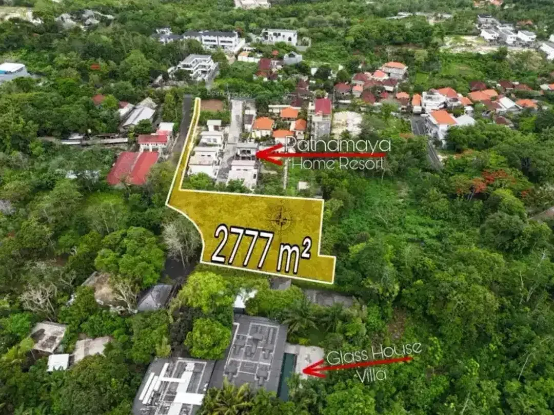 Tanah MURAH Lingkungan Villa Jl Belimbing Sari Pecatu - Image 2 of 10