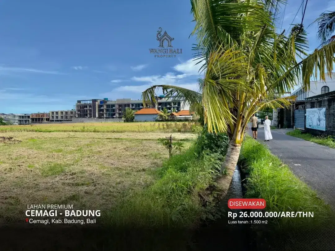 DISEWAKAN LAHAN PREMIUM DI CEMAGI - Image 1 of 4