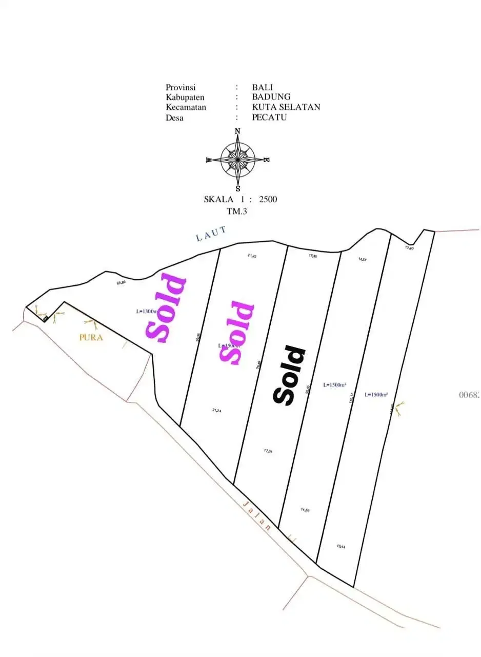 Dijual Tanah Tebing Premium di Suluban Pecatu - Image 8 of 8