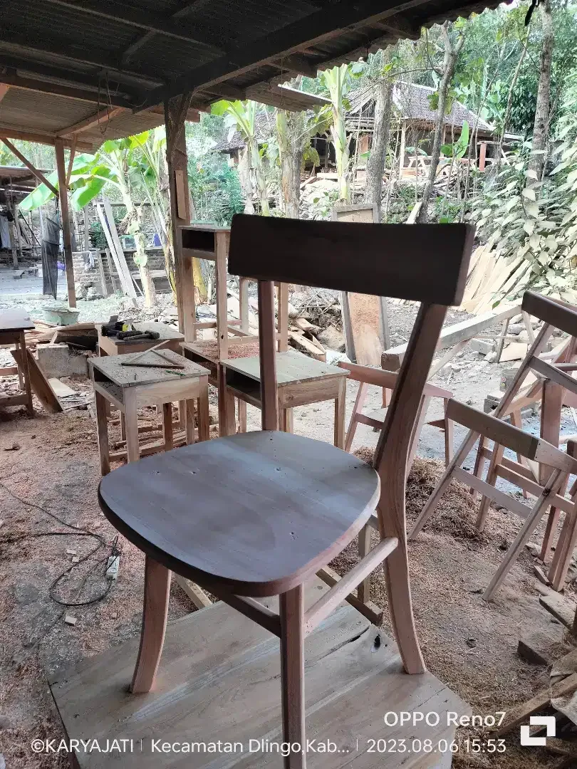 Aneka kursi cafe mahoni - Image 8 of 10