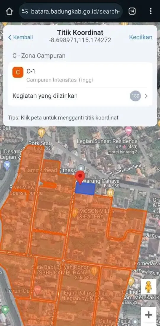 Tanah Premium Di Pandawa Legian Kuta Dkt Sunset Road Dewi Sri Nakula - Image 4 of 4