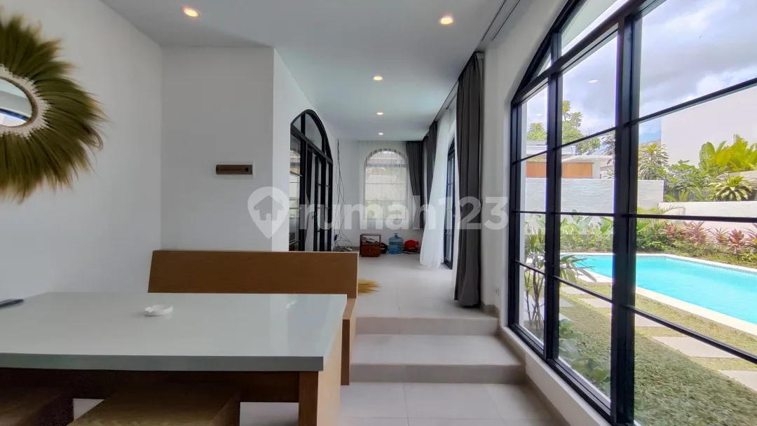 Brand New  Rumah Semi Villa Sublease Sewa Tahunan  Kontrakan Furnished Baru SHM - Sertifikat Hak Milik di Canggu - Image 4 of 4