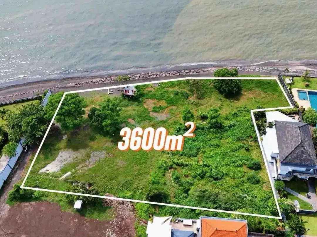 FOR SALE LAND 36 M2 BEACHFRONT LOVINA, BALI - Image 5 of 9