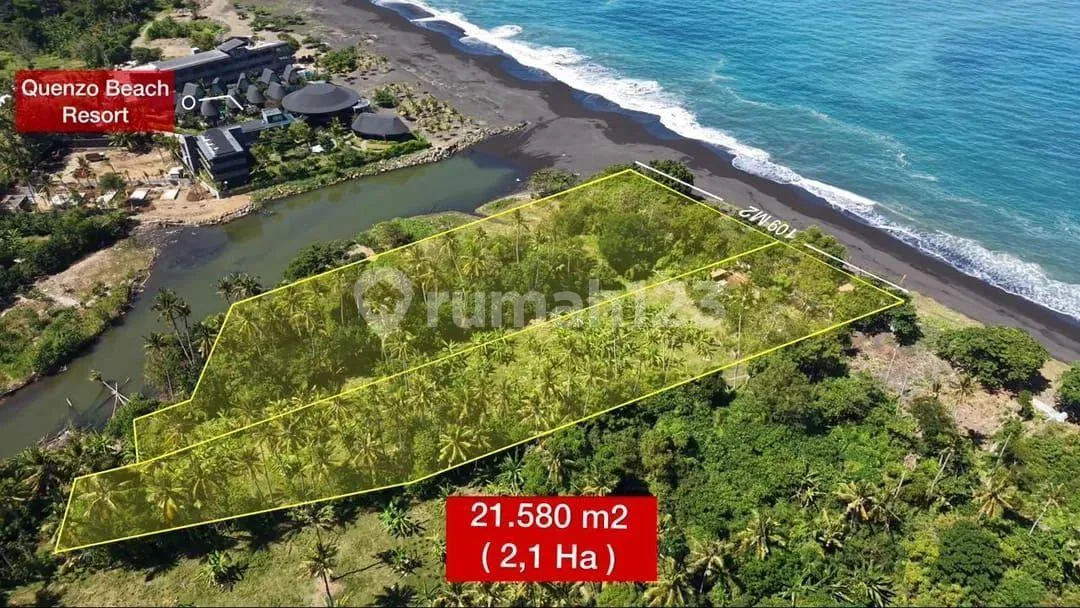 Beach Front Land For Sale In Karangasem Bali - Image 1 of 3