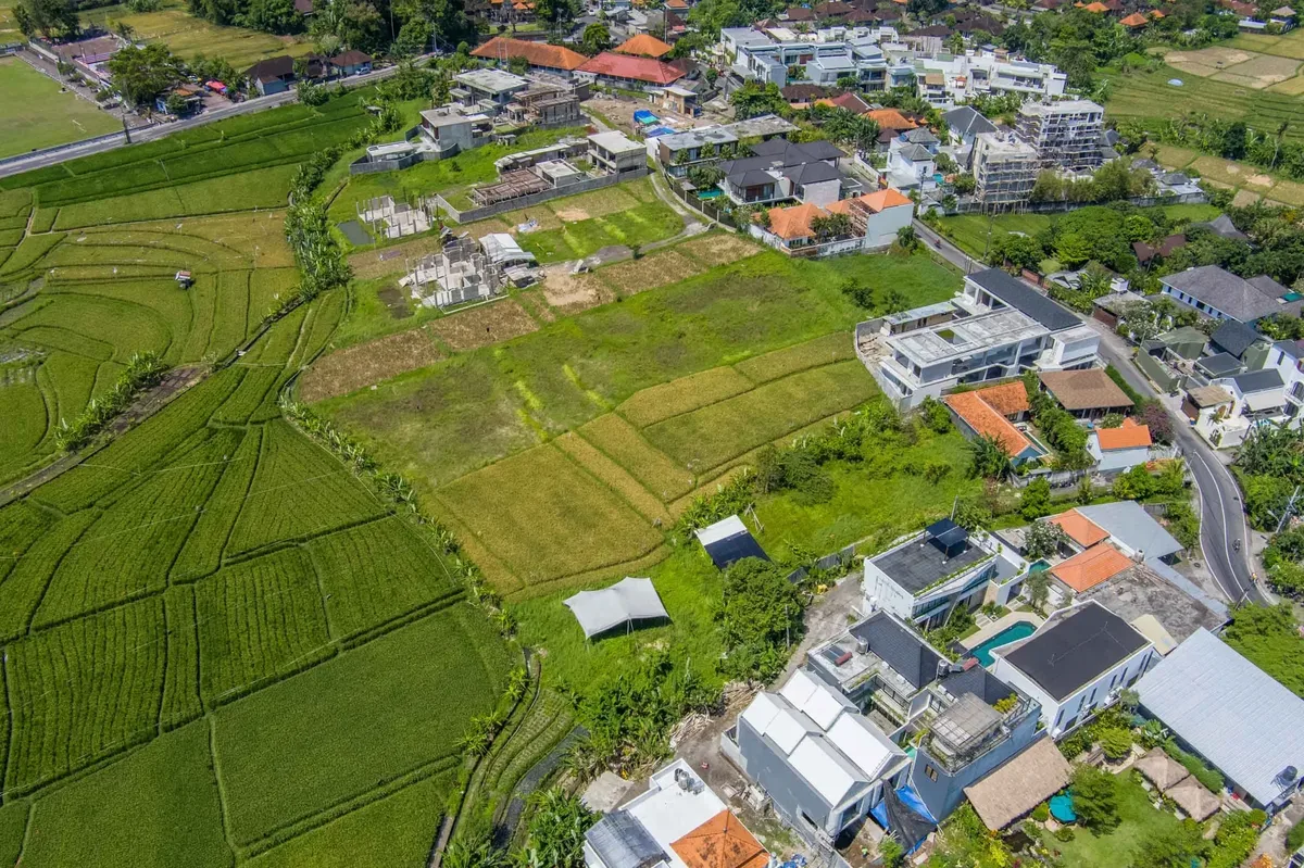 12.9 Are of Land with Rice-Field Views — Tumbak Bayuh, near Pererenan - Image 3 of 4