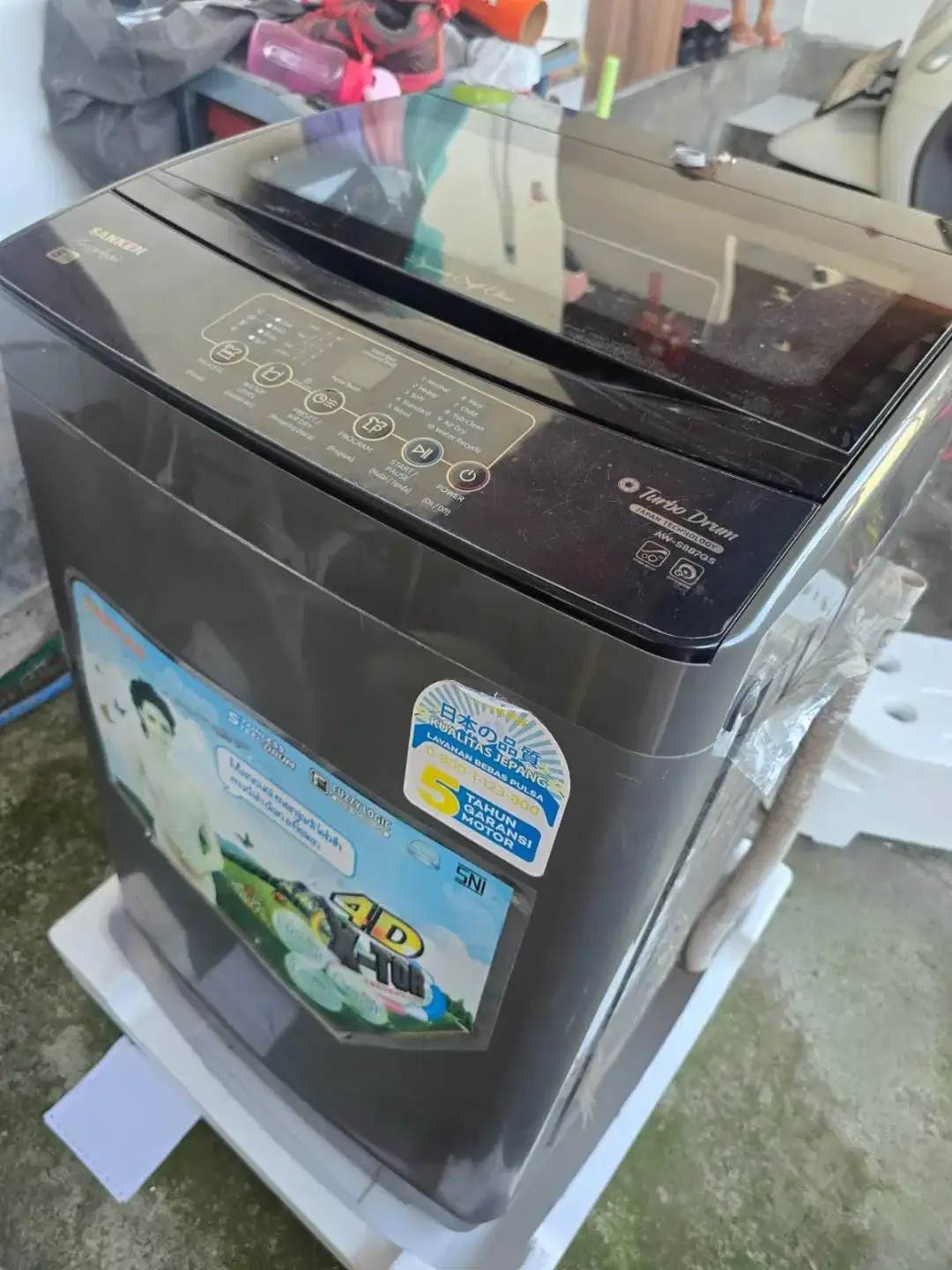Mesin Cuci Sanken Washing Machine Mulus Kondisi Normal Tangan Pertama - Image 6 of 6